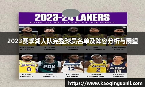 2023赛季湖人队完整球员名单及阵容分析与展望